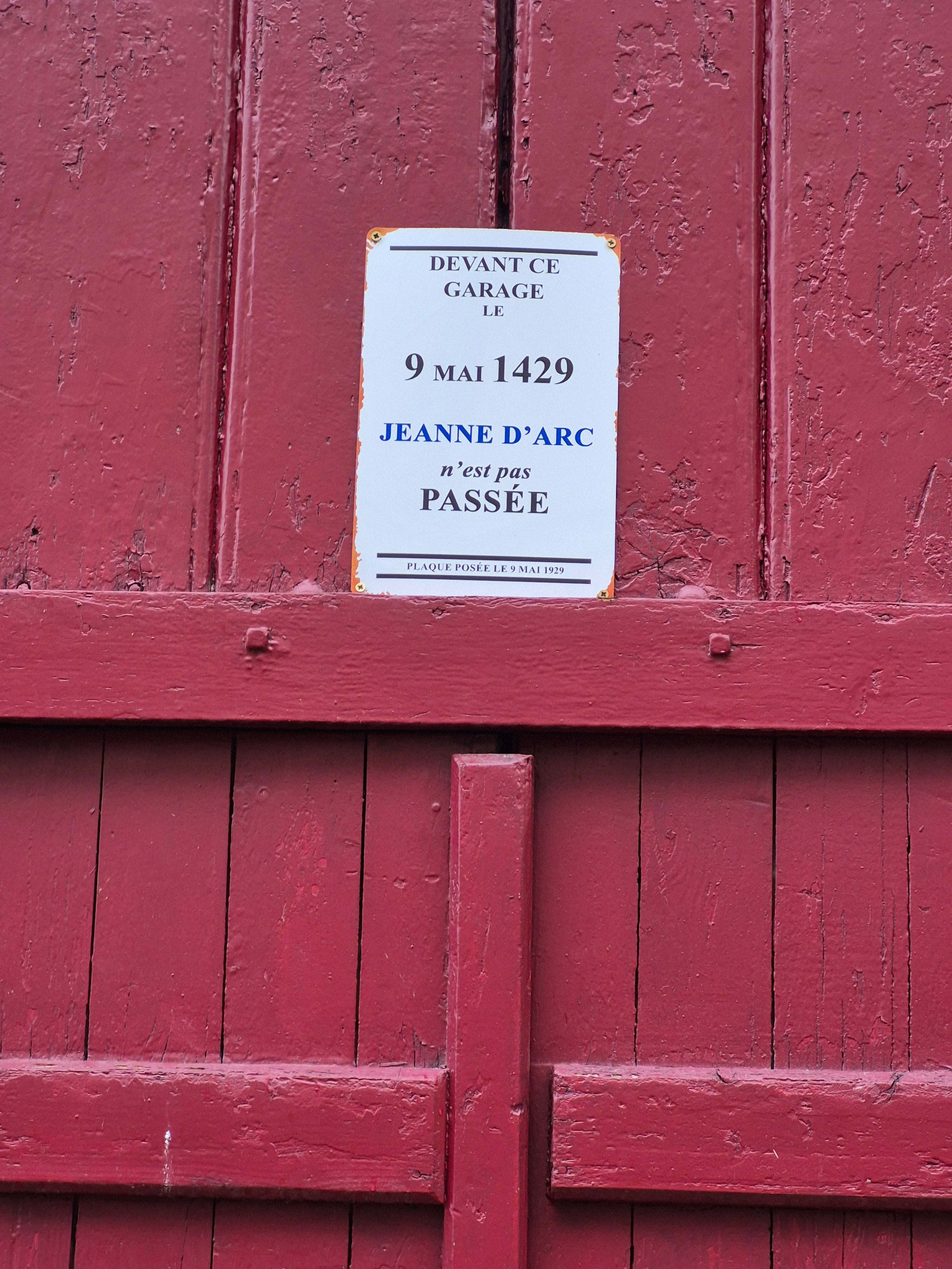 Plaque de rue ou de garage humoristique (e)