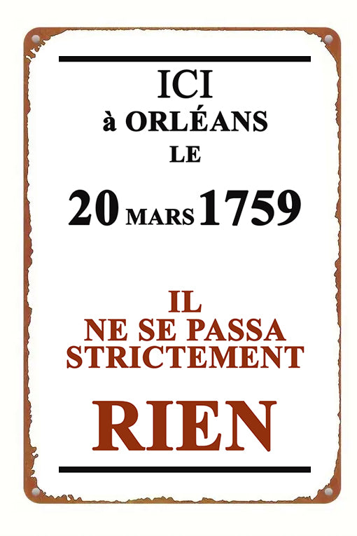 Plaque de rue ou de garage humoristique (d)