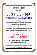 Plaque de rue ou de garage humoristique (b)
